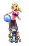 Anime Overload - Beach Party Mascot