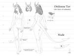 Ottilenne Character Sheet Nude - Inks